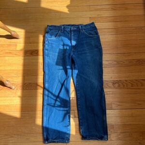 Rustler Blue Straight Jeans Classic Denim